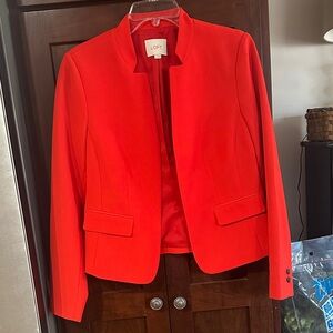 NWOT — LOFT Women's Bright Coral/Red Blazer